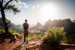 sedona-wedding-merry-go-round-rock-groom-sunset