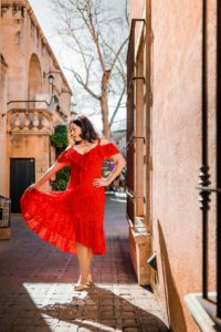 sedona-bride-portraits-tlaquepaque-red-dress-1136